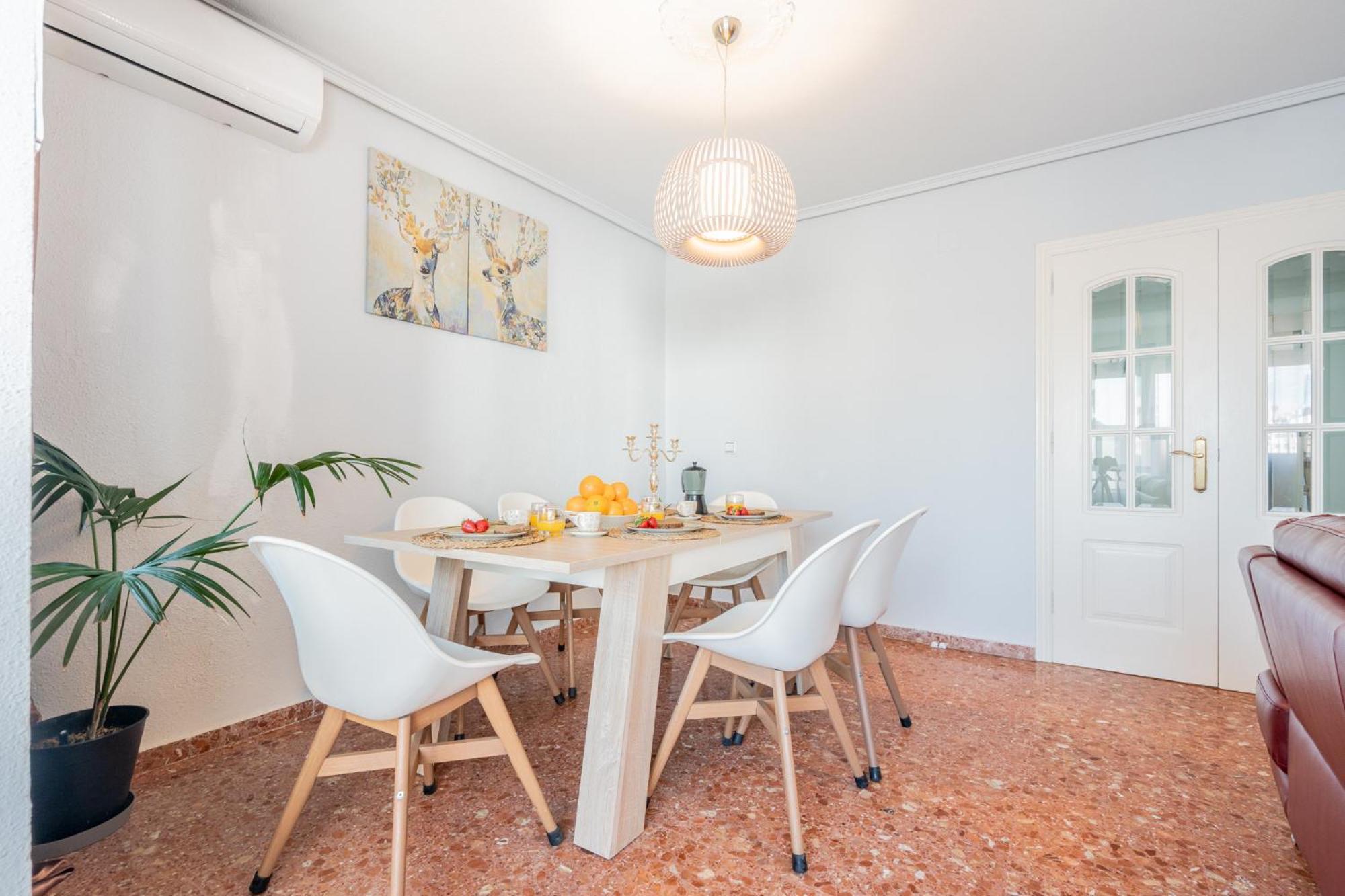 Apartamento Familiar En Avenida Del Puerto Valencia Exterior foto