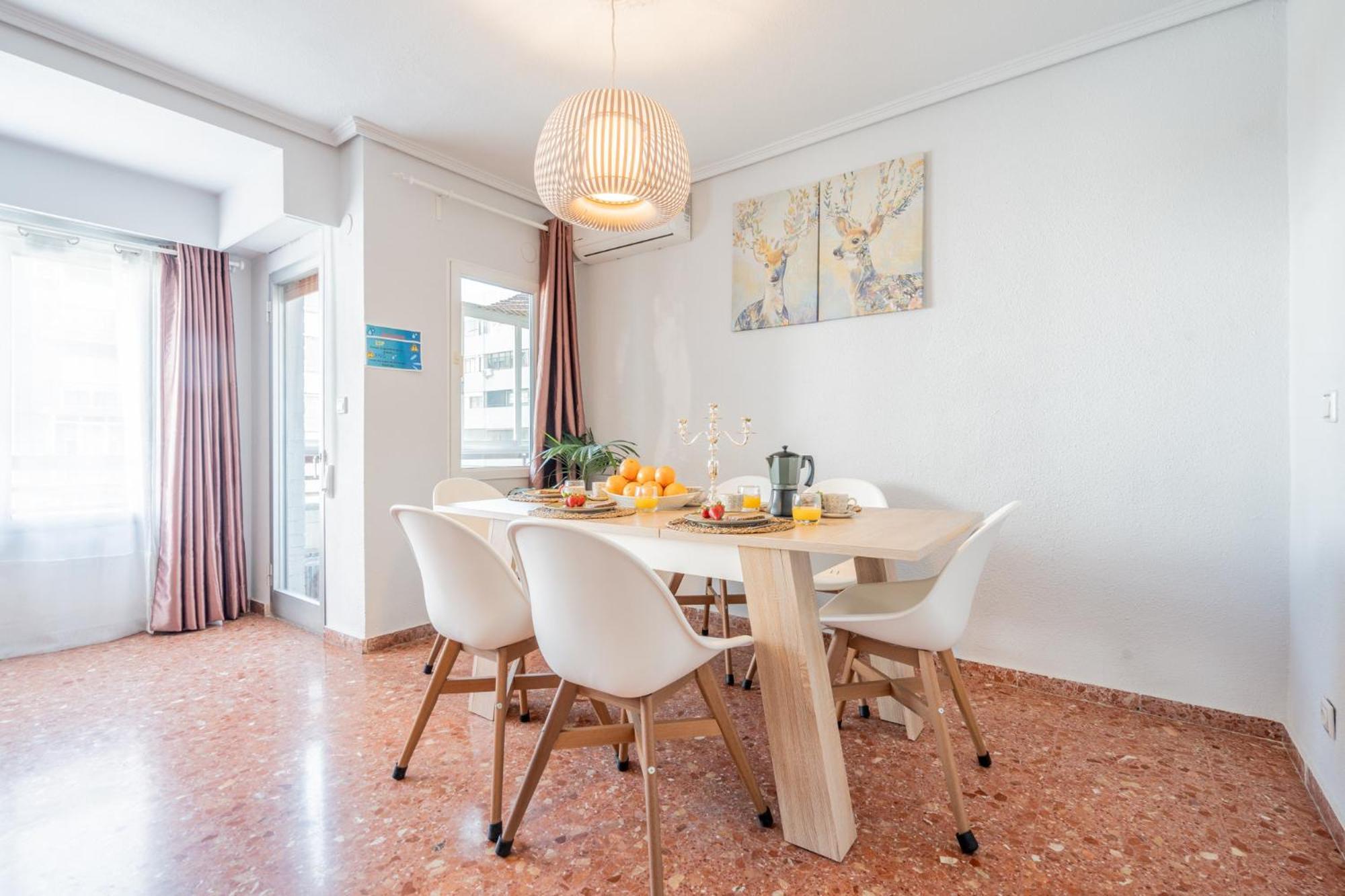 Apartamento Familiar En Avenida Del Puerto Valencia Exterior foto